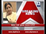 Terrorism and talks cannot go hand in hand, says Sushma Swaraj on talks with Pakistan