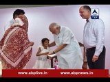 Pune: PM Modi meets six-year-old Vaishali who wrote him for heart surgery