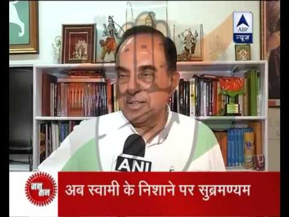 Jan Man: Subramanian Swamy targets Arvind Subramanian
