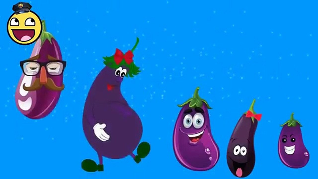 Childrens Songs Crazy Eggplant Finger Family Top Kids Songs