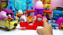 Play Doh Barbie Giant Kinder Surprise Eggs Peppa Pig Frozen Disney Eggs Cars 2