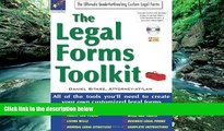 Buy Daniel Sitarz The Legal Forms Toolkit: All the Tools You ll Need to Create Your Own Customized