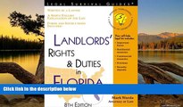 Buy Mark Warda Landlords  Rights and Duties in Florida: With Forms (Landlords  Rights   Duties in