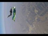Skydiver Luke Aikins sets record for highest jump without parachute