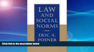 Buy  Law and Social Norms Eric A. Posner  Full Book
