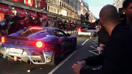 Gumball 3000 Ferrari F12 TDF - SCREAMING V12 Revs!