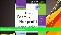 Online Mark Warda How to Form a Nonprofit Corporation (Complete Nonprofit Corporation Kit)