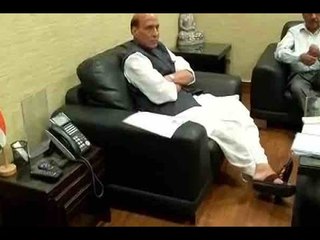 Rajnath Singh meets Nabeel Ahmad Wani