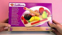 Holzspielzeug Obst von Eichhorn – Erste Schritte mit Messern und Brett – Unboxing für Kleinkinder