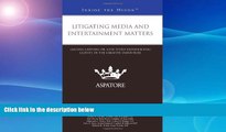 Buy  Litigating Media and Entertainment Matters: Leading Lawyers on Effectively Representing