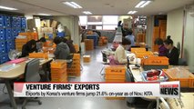 Exports by Korea's venture firms jump 21.6% on-year as of Nov.