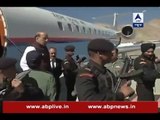 Home Minister Rajnath Singh reaches Leh