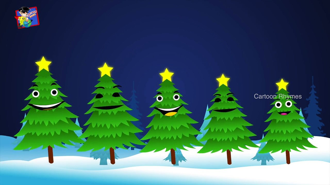 Christmas Tree Cartoon Finger Family | Nursery Rhymes for Children
