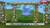 Morning Glory Rhyme | 3D Nursery Rhymes With Lyrics For Kids | Flower Rhymes | 3D Rhymes Animation