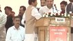 Shivpal Yadav shoves SP leader Javed Abidi on stage during Silver Jubilee celebrations in