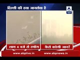 Pollution in Delhi: Heavy smog visible since 4 PM today