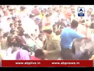 Haryana Police resorts to lathicharge after crowd flood outside SBI