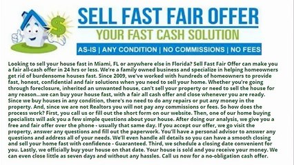 sell my house fast miami