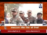 Jawans of Indian Army in queue outside ATM in Meerut Cantonment