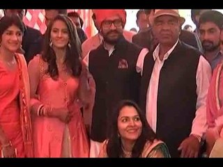 Aamir Khan attends wrestler Geeta Phogat's wedding