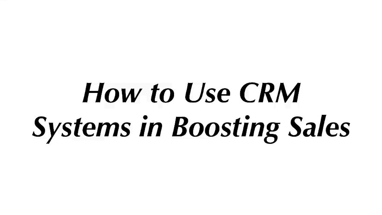 CRM and Customer Experience Management