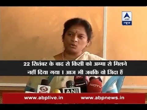 Why isn't anyone allowed to meet J Jayalalithaa since September 22, asks expelled AIADMK M