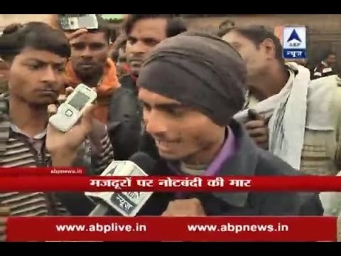 Labourers narrate problems due to lack of work at Labour Chowk, Noida