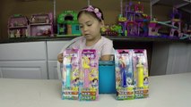 DISNEY PRINCESS PEZ CANDY FIGURES Toys Yummy Disney Frozen Anna Rapunzel Kid Friendly Toy Review