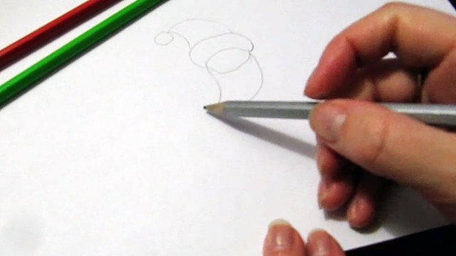 Как нарисовать Деда Мороза для детей How to draw Santa for kids