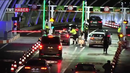 Avrasya Tüneli'nden geçişleri başladı