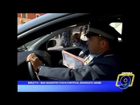 Barletta | Maxi sequestro di fuochi d'artificio, denunciato 34enne