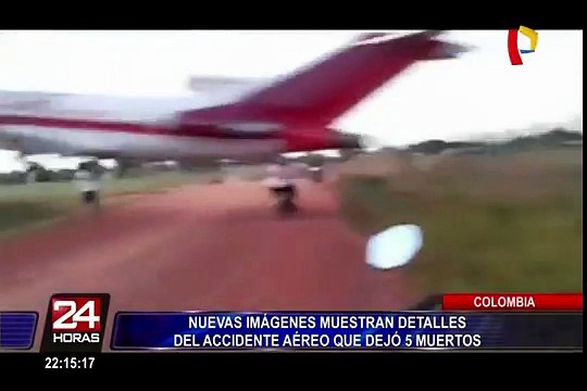 Salen a la luz nuevas imágenes del accidente que dejó 5 muertos en Colombia