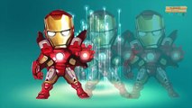 Finger Family Nursery Rhymes Ironman Cartoons For Kids | Ironman Finger Family Rhymes For Children