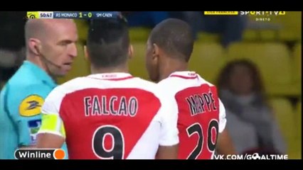 Ligue One | Monaco 2-1 Caen | Video bola, berita bola, cuplikan gol