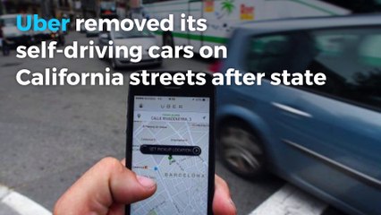 Uber halts self-driving in California after DMV dispute