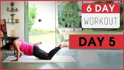 6 Day Workout With Rashmi | Day 5 | Simple Easy Exercises For Beginners