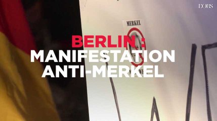 Berlin : manifestations anti-Merkel deux jours après l'attaque