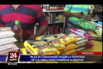Venezuela: miles cruzaron la frontera con Colombia en busca de alimentos