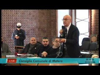 Consiglio comunale di Matera 21/12/2016