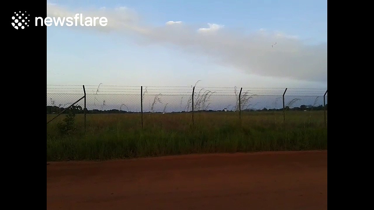 Cargo plane crashes in Colombia