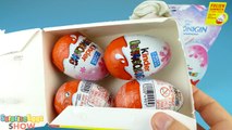 8 Frozen Kinder Surprise, 2 Packs of Surprise Eggs, Elsa, Anna, Olaf surprise toys