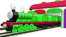 Colors for Children to Learn with Thomas Train Vehicles 3D Colours for Kids Learning Videos