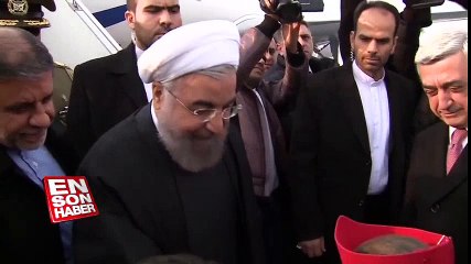 İran Cumhurbaşkanı Ruhani Ermenistan'da | En Son Haber
