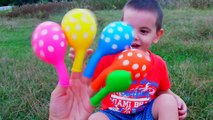 NEW Finger Family Song for Learning Colors - Polka Dots Balloons Nursery Rhymes for Kids