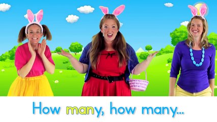 Sing Along - Hippity Hop - Counting Easter Eggs - with lyrics!