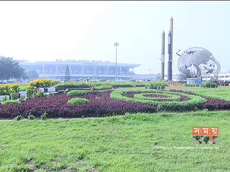 চাকা ফেটে শাহজালাল বিমান বন্দরের রানওয়েতে বিমান