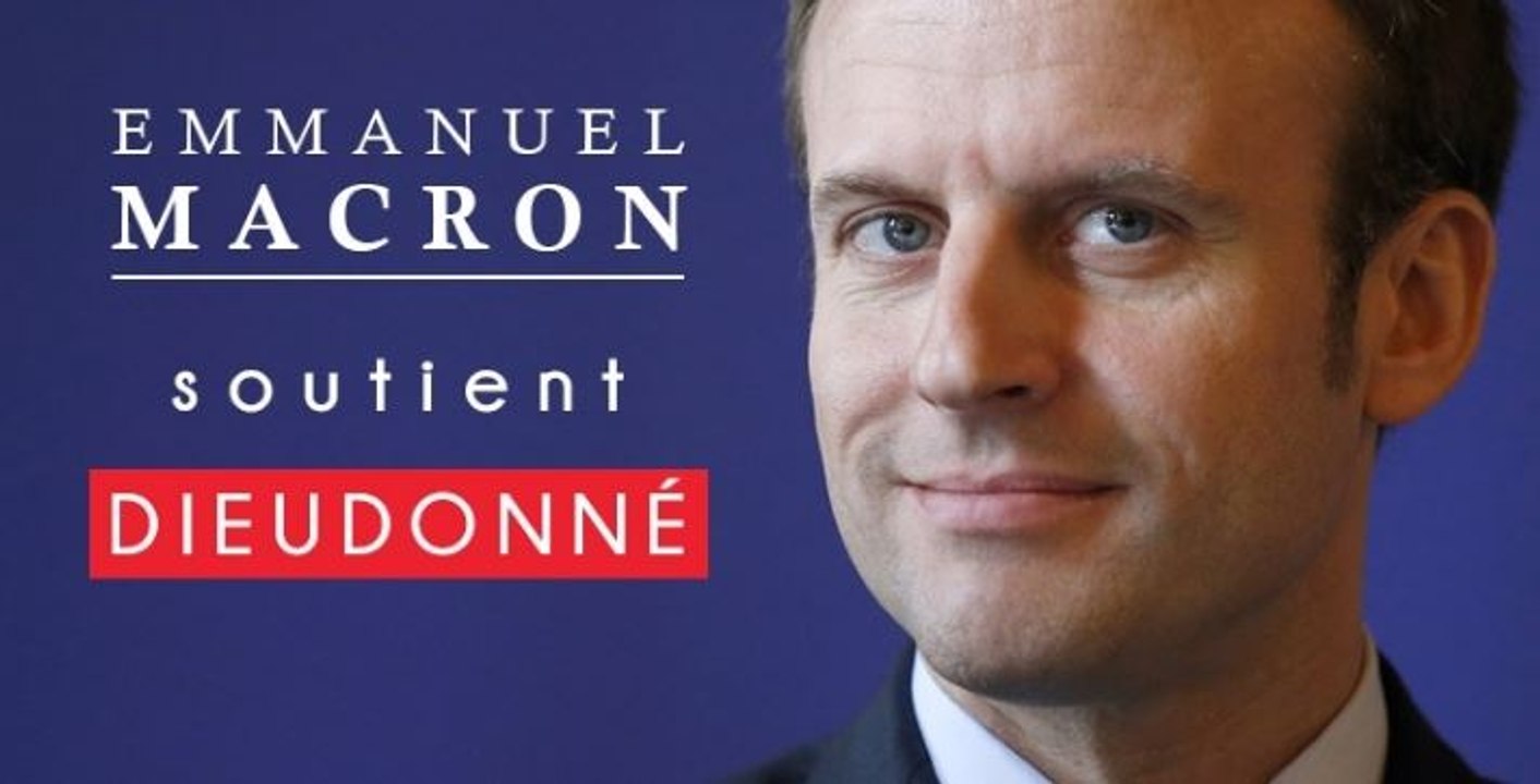 Emmanuel Macron soutient Dieudonné ! La parodie déjantée de l’humoriste fait le buzz