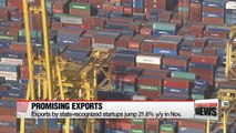 Exports by Korea's venture firms jump 21.6% on-year as of Nov.