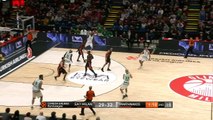 No-look pass from Kalathis and Antonis Fotsis From Downtown - EA7 Milan vs Panathinaikos –21.12.2016 UHD