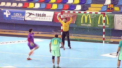 Highlights Handbol (Copa del Rei) Barça B – Guadalajara  (36-27)